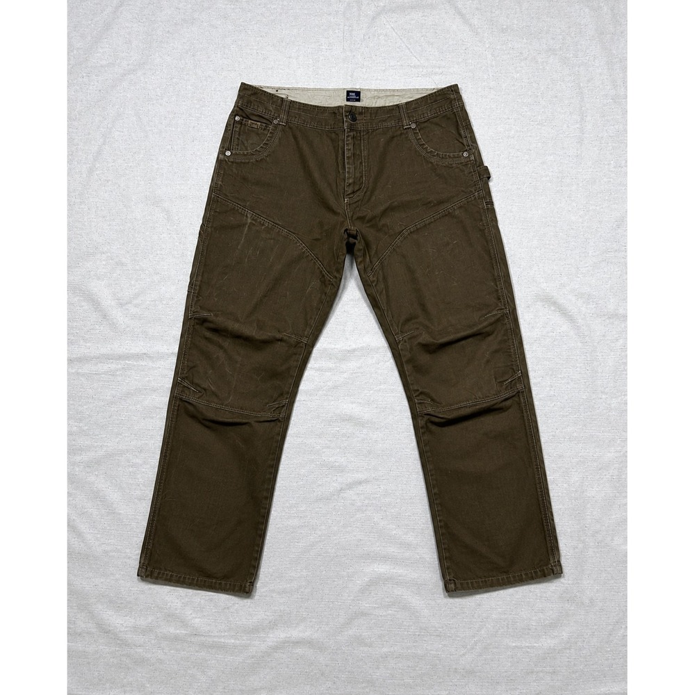 Kuhl Vintage Patina Dye Pants Men's 40x32 Brown Outdoor Hiking Canvas Utility